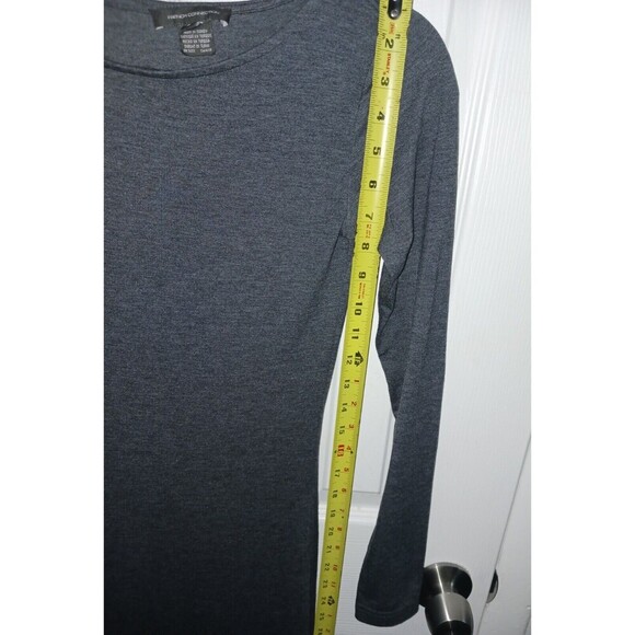 French Connection Dress Women's Small Heather Grey Bodycon Maxi Dress Side Slit‎ - Picture 13 of 13